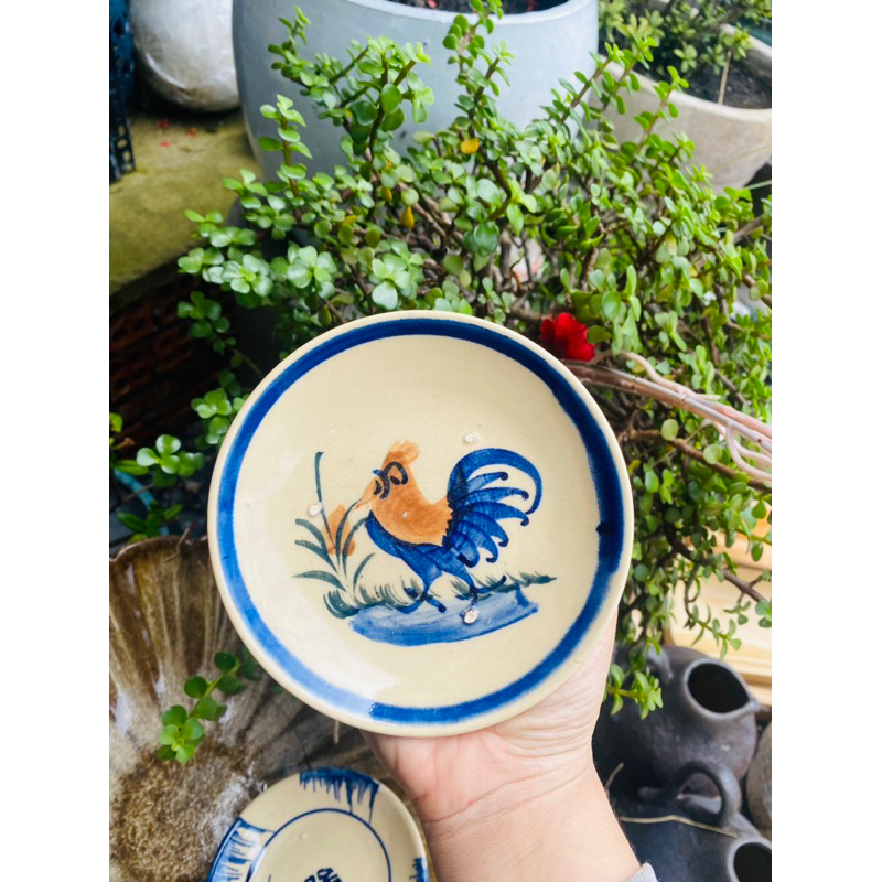 Dĩa 12cm Thường Có Chân Đinh