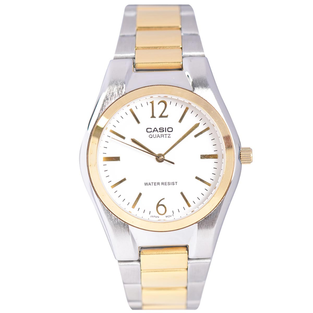 Đồng Hồ Quartz Nam Casio WATCHSTORE MTP-1253SG-7ADF Thiết Kế Mặt Kính Khoáng 40mm, Dây Kim Loại Và Vỏ Thép Không Gỉ