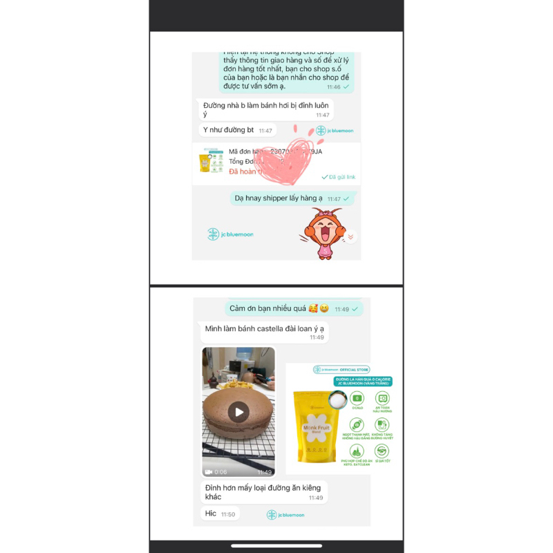 ✅Đường La Hán Quả 0 Calo JC BLUEMOON Monkfruit