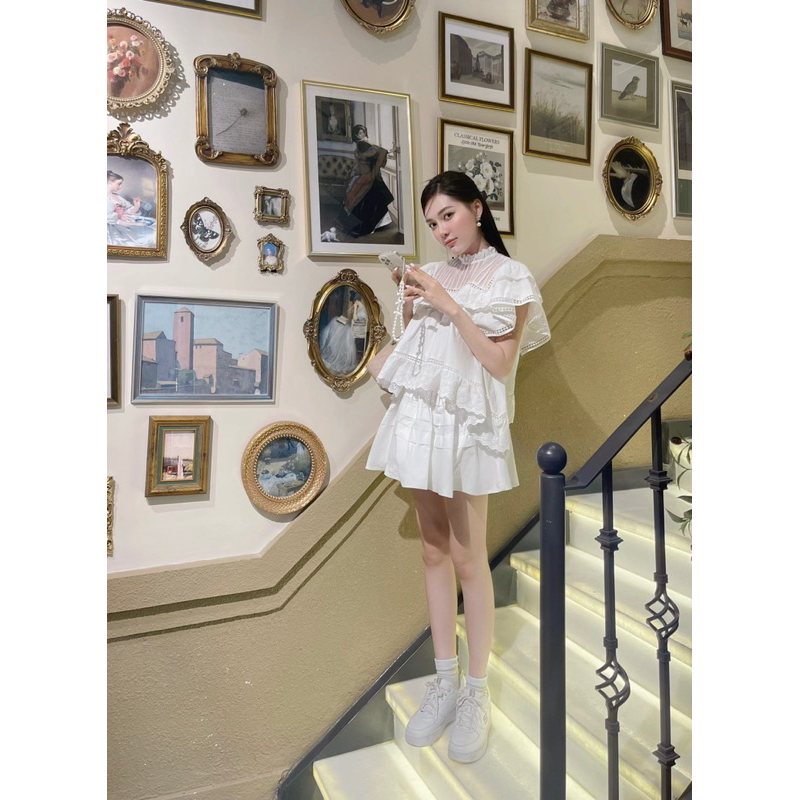Set Ren Bèo Jisoo Set Chouchou [Ảnh thật cam thường hình cuối]