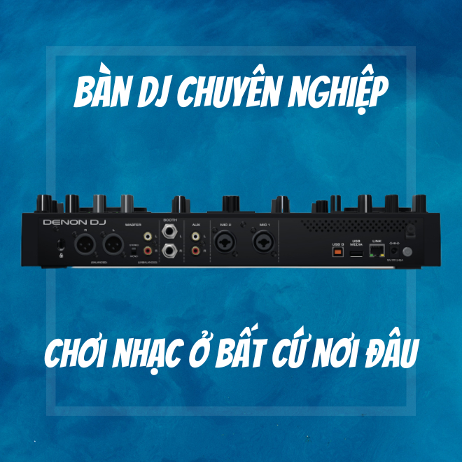 Denon DJ Prime Go - Bàn DJ Chuyên Nghiệp Tích Hợp Pin Đầu Tiên Trên Thế Giới