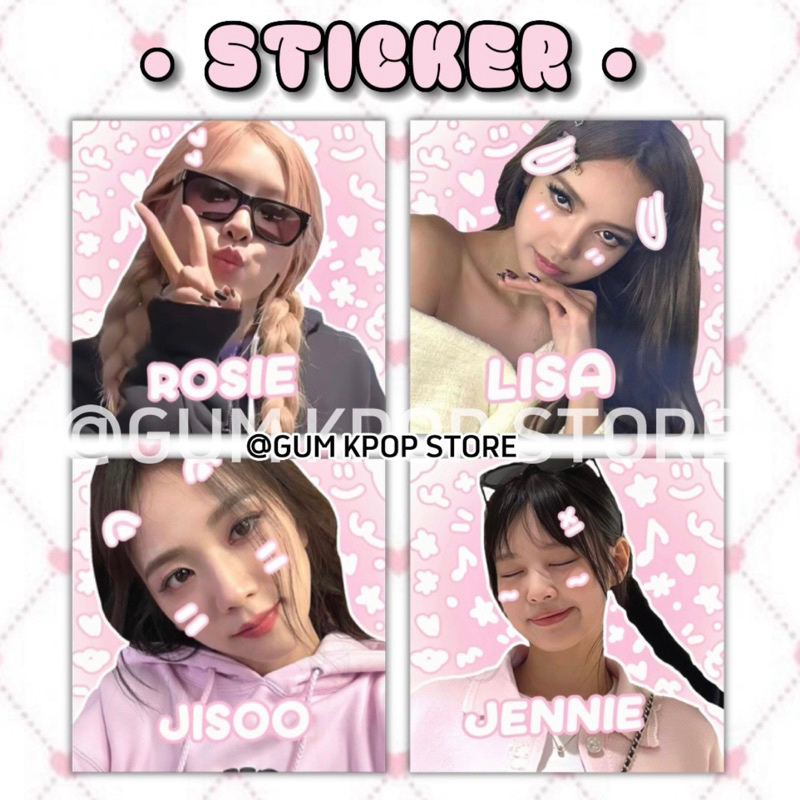 STICKER NIÊM PHONG BLACKPINK - GUM KPOP STORE