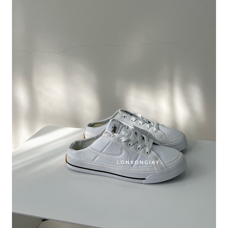 GIÀY THỂ THAO NIKEE COURT LEGACY MULE TRẮNG