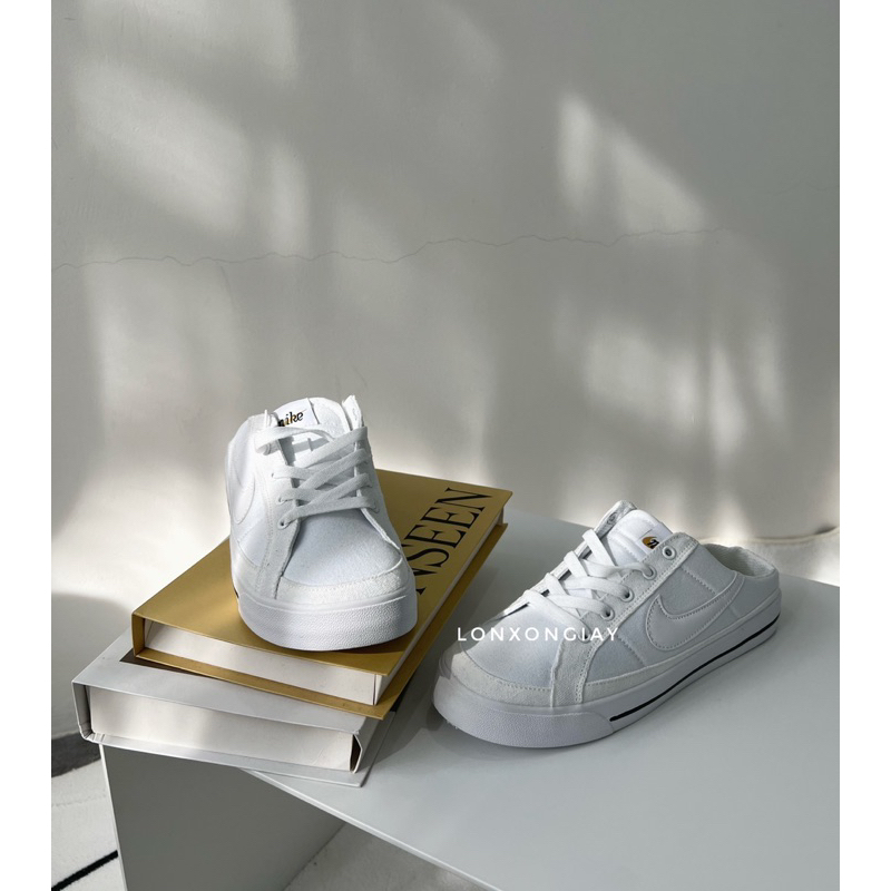 GIÀY THỂ THAO NIKEE COURT LEGACY MULE TRẮNG