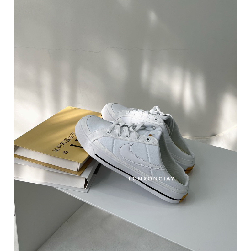 GIÀY THỂ THAO NIKEE COURT LEGACY MULE TRẮNG