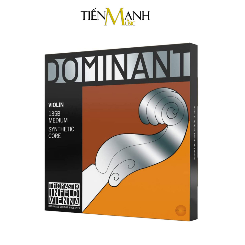 [Chính Hãng] Dây Đàn Violin Thomastik-Infeld Dominant 135B Synthetic Core Medium Gauge Full Set 4/4 Strings