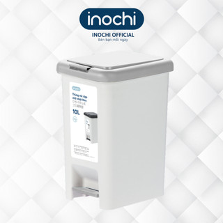 Thùng rác đạp chữ nhật Hiro 10L Inochi