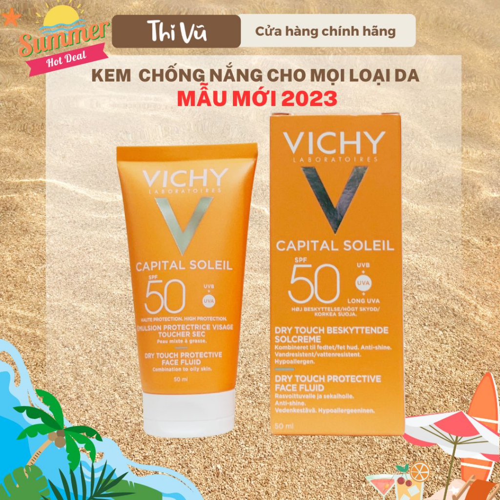 Kem chống nắng Vichy Ideal Soleil, kem chống nắng cho mọi loại da - Thi Vũ