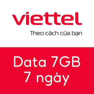 Mua gói viettel 7gb, 7 ngày