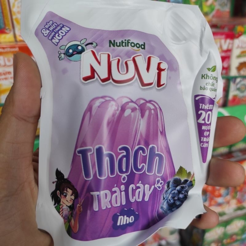 Túi Nuvi Jelly Thạch Đào túi NuVi Power 110ml-TUH