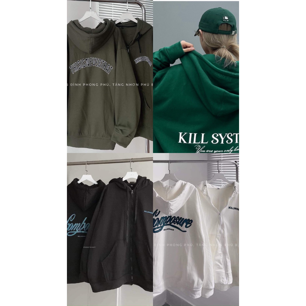 Áo KHOÁC Hoodie TRƠN nhiều màu Nam Nữ Ulzzang Unisex H29