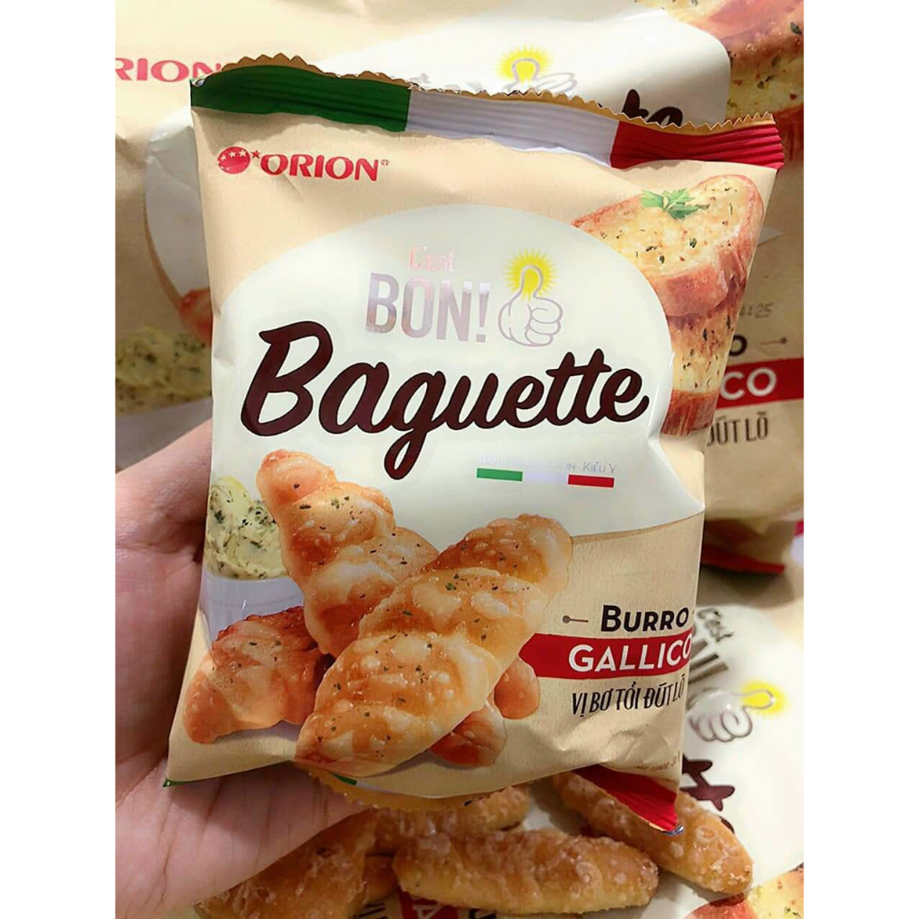 Bánh Nướng Giòn C'est Bon Baguette Vị Bơ Tỏi Đút Lò