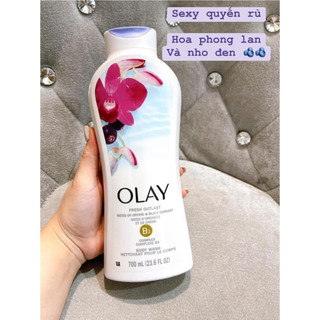 Sữa tắm dưỡng ẩm Olay hương hoa lan & quả lý 650ml