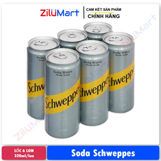 Nước soda Schweppes (lốc 6 lon) loại 320ml