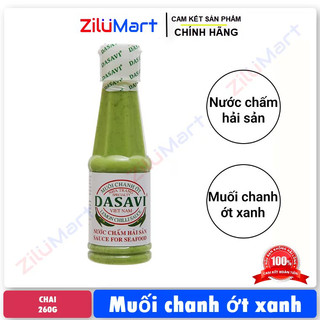 Muối chanh ớt xanh Nha Trang Dasavi chai 260g