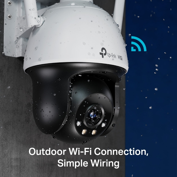 Camera IP WiFi TP-Link VIGI C540-W 4MP Ngoài Trời, Quay Quét 360 Độ, Đàm Thoại 2 Chiều