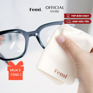 Khăn lau kính Femi micro fiber cao cấp, khăn lau lens máy ảnh, màn hình điện thoại