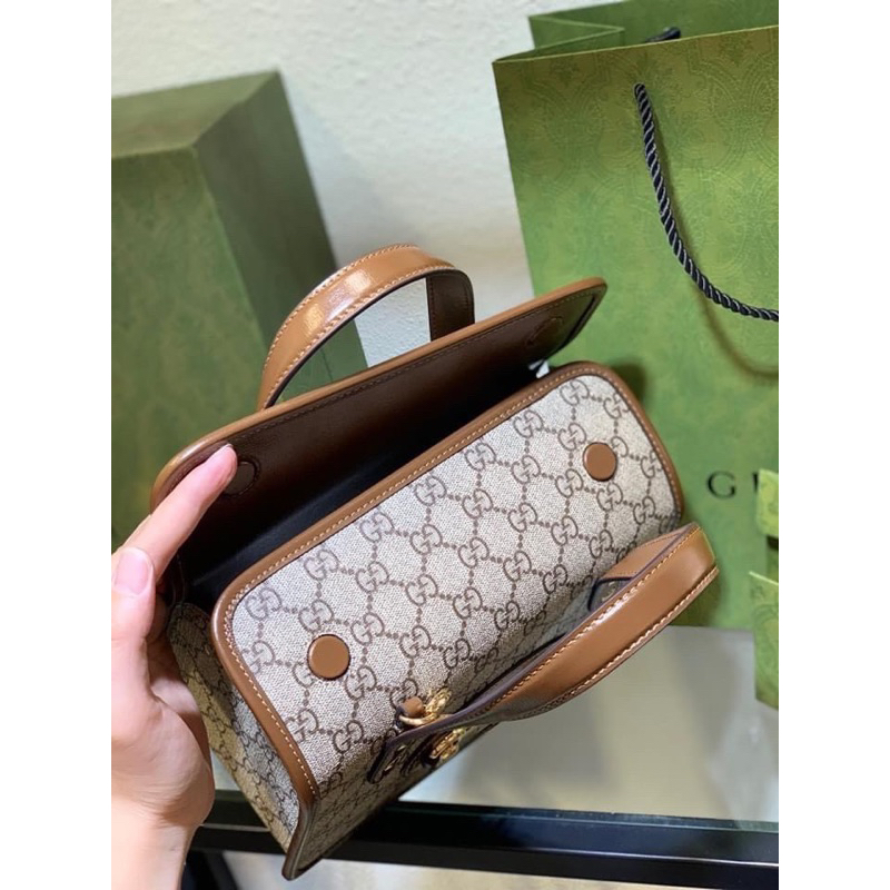 Túi quai xách Gucci mini horsebit 1955 bản super 23,5cm fullbox