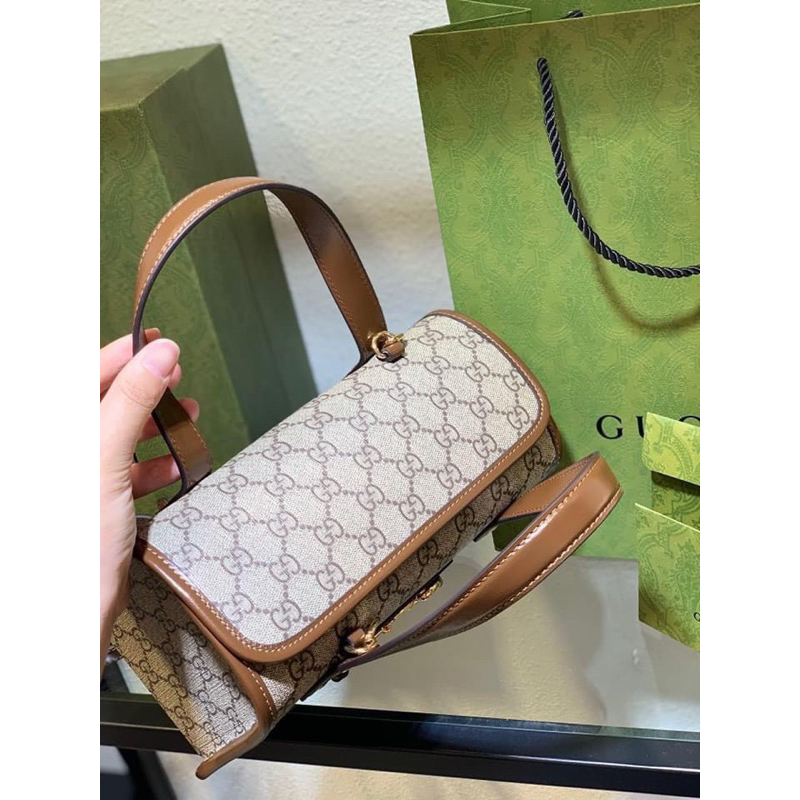 Túi quai xách Gucci mini horsebit 1955 bản super 23,5cm fullbox