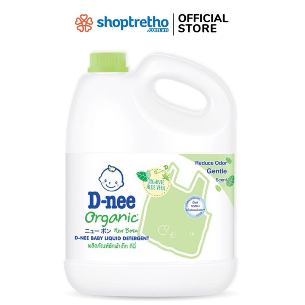 Nước giặt Dnee Organic 3000ml (xanh lá)
