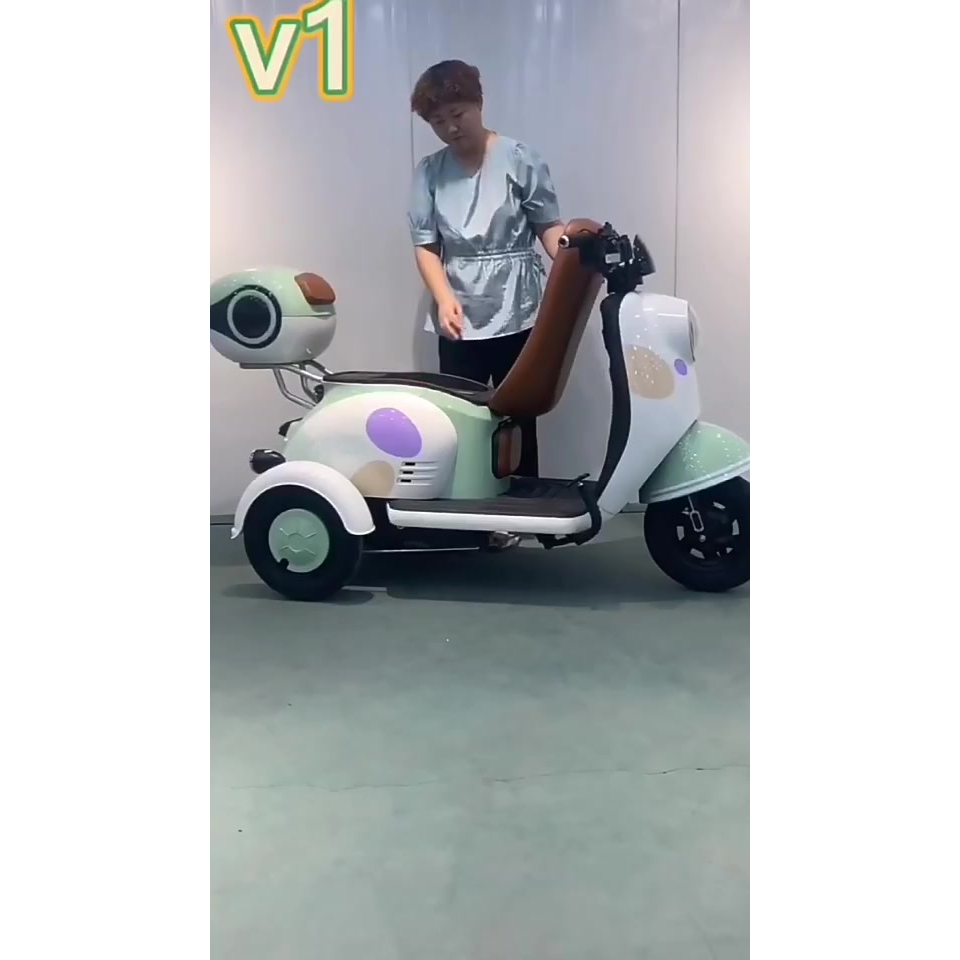 Xe điện ba bánh YOBO V1 SUPER ONE, Xe điện ba bánh cho người già, Người khuyết tật, Mẫu mới 2023
