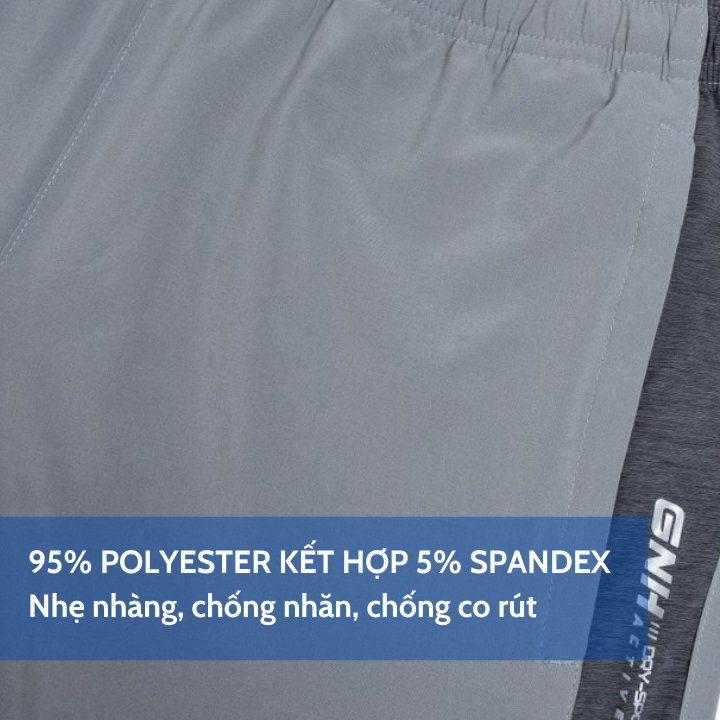 Quần đùi nam GNH Active Quần đùi thể thao chất vải co dãn phong cách trẻ trung năng động | GNH QSG23001