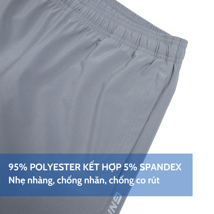 Quần đùi nam GNH Active Quần đùi thể thao chất vải gió siêu nhẹ thoải mái phong cách trẻ trung năng động | GNH QSG23003