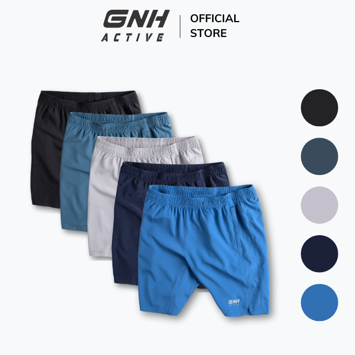 Quần short nam phong cách trẻ trung năng động chất vải gió thoáng mát | GNH QSG23002