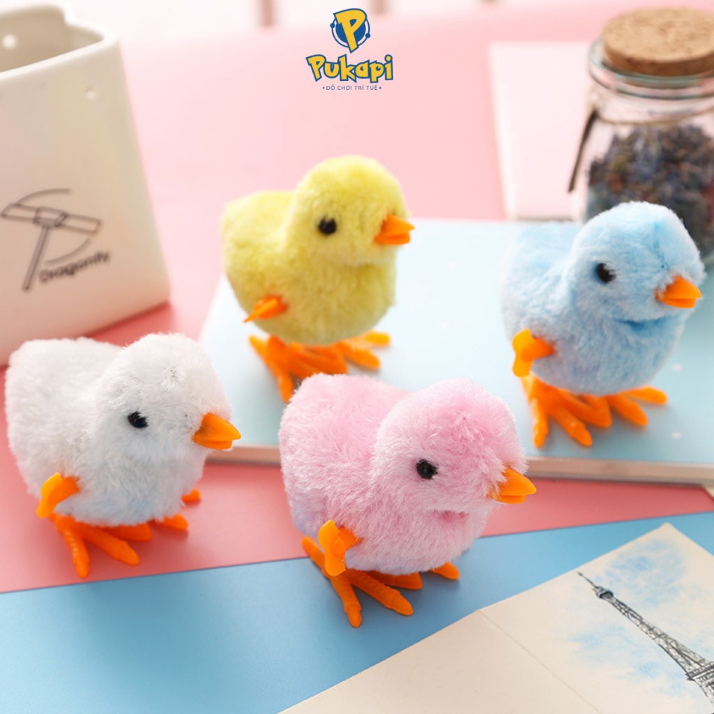 Gà Con Vặn Cót, Gà Vặn Cót Biết Nhảy Đồ Chơi Cho Bé PUKAPI