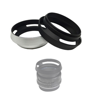 Lens hood cho Kit Sony, Fuijflim, Canon, Nikon, Lumix, Fuijan,..Loa che nắng Kim loại vặn ren dùng cho ống kính máy ảnh