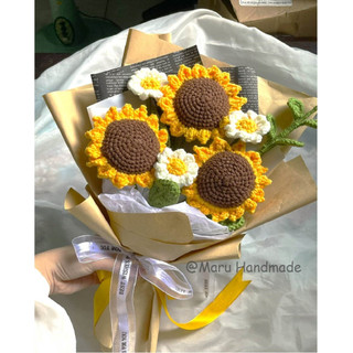 Hoa hướng dương handmade bằng len 🌻