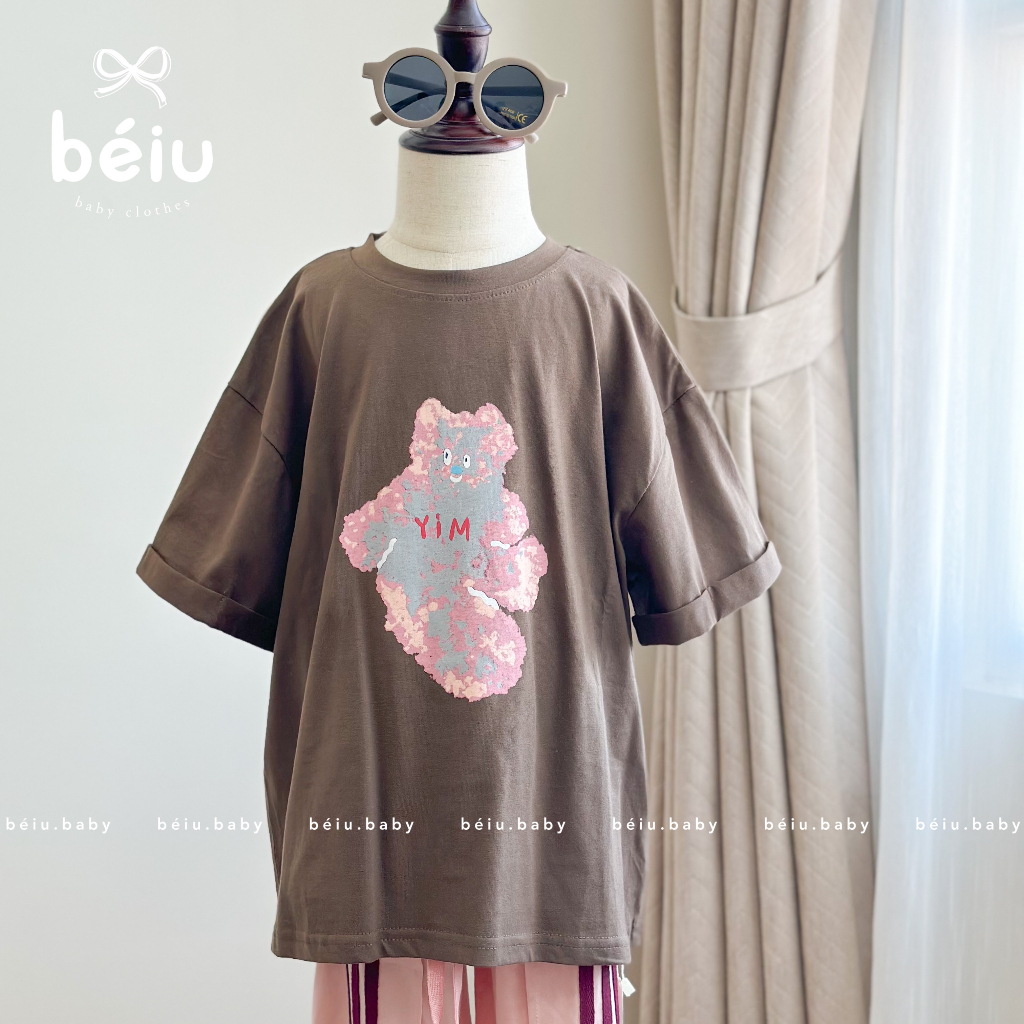 Áo phông Gấu cho bé 2-8 tuổi