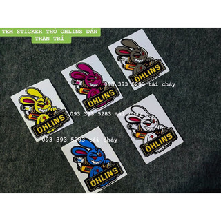 [ 1 MIẾNG ] TEM STICKER THỎ ONHLINS DÁN ĐƯỢC NHIỀU VI TRÍ