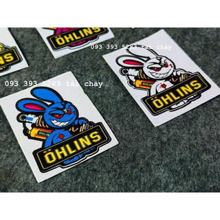 [ 1 MIẾNG ] TEM STICKER THỎ ONHLINS DÁN ĐƯỢC NHIỀU VI TRÍ
