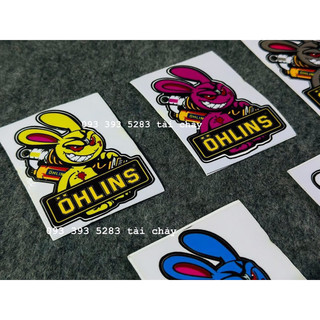 [ 1 MIẾNG ] TEM STICKER THỎ ONHLINS DÁN ĐƯỢC NHIỀU VI TRÍ