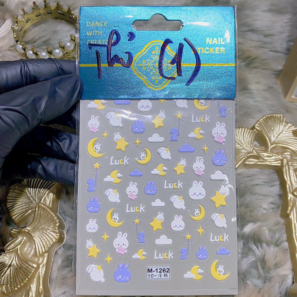 STICKER 5D TRANG TRÍ MÓNG hình ảnh sắc nét
