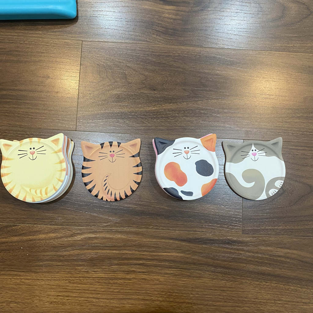 L 30++ MẪU | Đế Lót Ly – Lót Cốc bằng gốm sứ hình Thú Cưng dễ thương