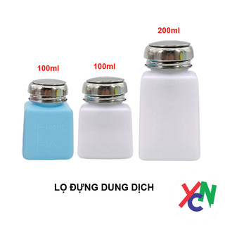 Lọ đựng dung dịch axeton 100ml, 200ml