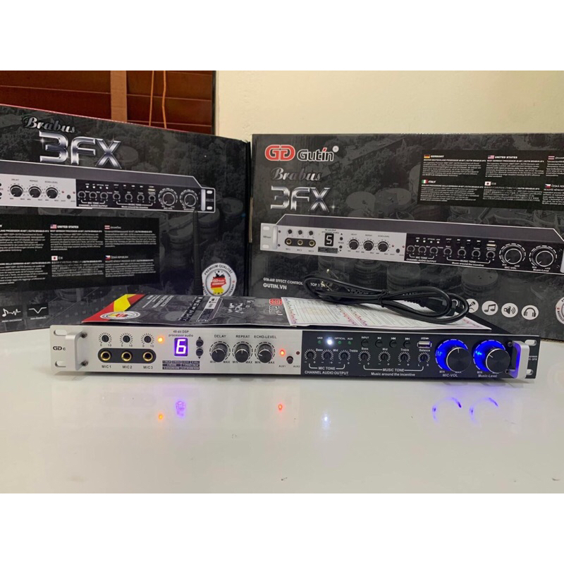 Vang cơ lai số GD Gutin Brabus 3FX, Chống hú, Optical, Bluetooth, USB