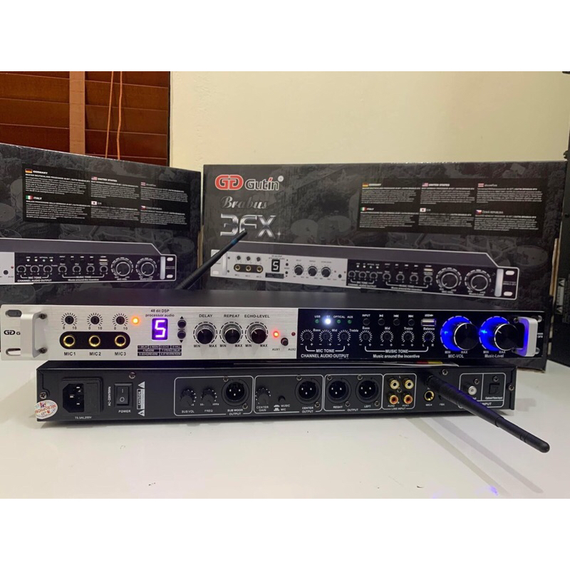 Vang cơ lai số GD Gutin Brabus 3FX, Chống hú, Optical, Bluetooth, USB