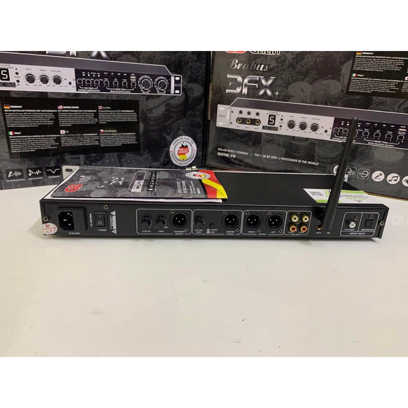 Vang cơ lai số GD Gutin Brabus 3FX, Chống hú, Optical, Bluetooth, USB