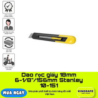 Dao rọc giấy 18mm 6-1/8"/156mm stanley 10-151