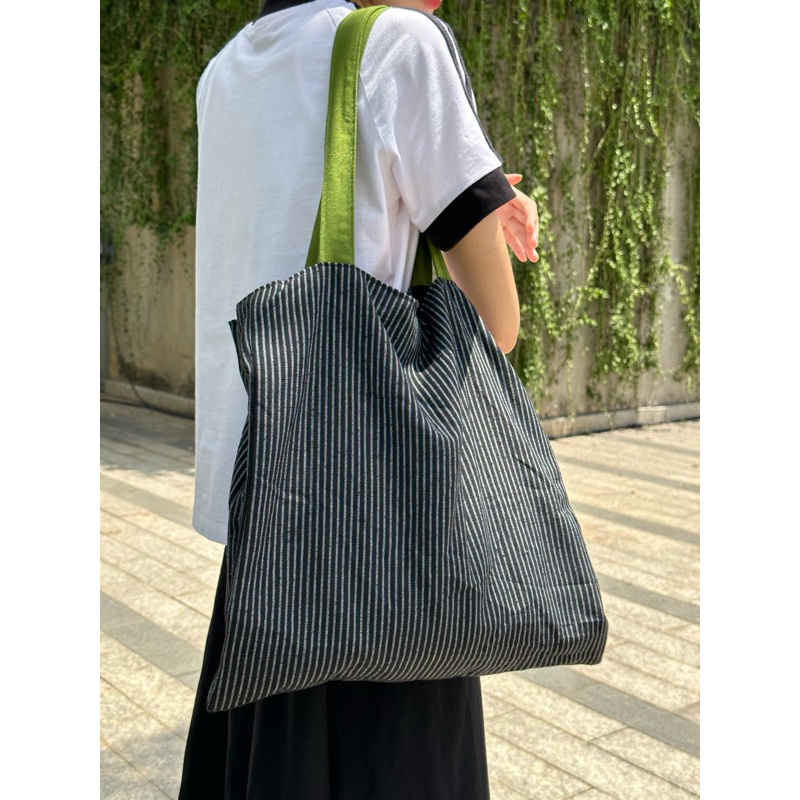 Túi tote/Túi Đeo Vai Chất Liệu Vải Đũi Xốp AWNING - Couleurbag