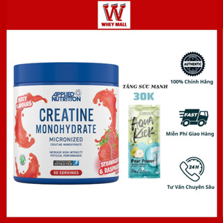 Creatine Applied Nutrition (250g - 50Serving) Creatine Monohydrate Micronized - Hỗ Trợ Tăng Sức Mạnh Cơ Bắp