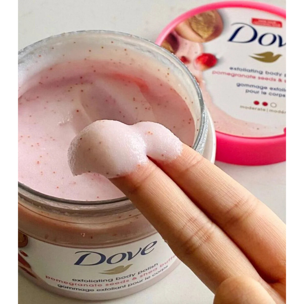 Tẩy Da Chết DOVE Body Giúp Da Mịn Màng Căng Bóng Chính Hãng SHINECOS