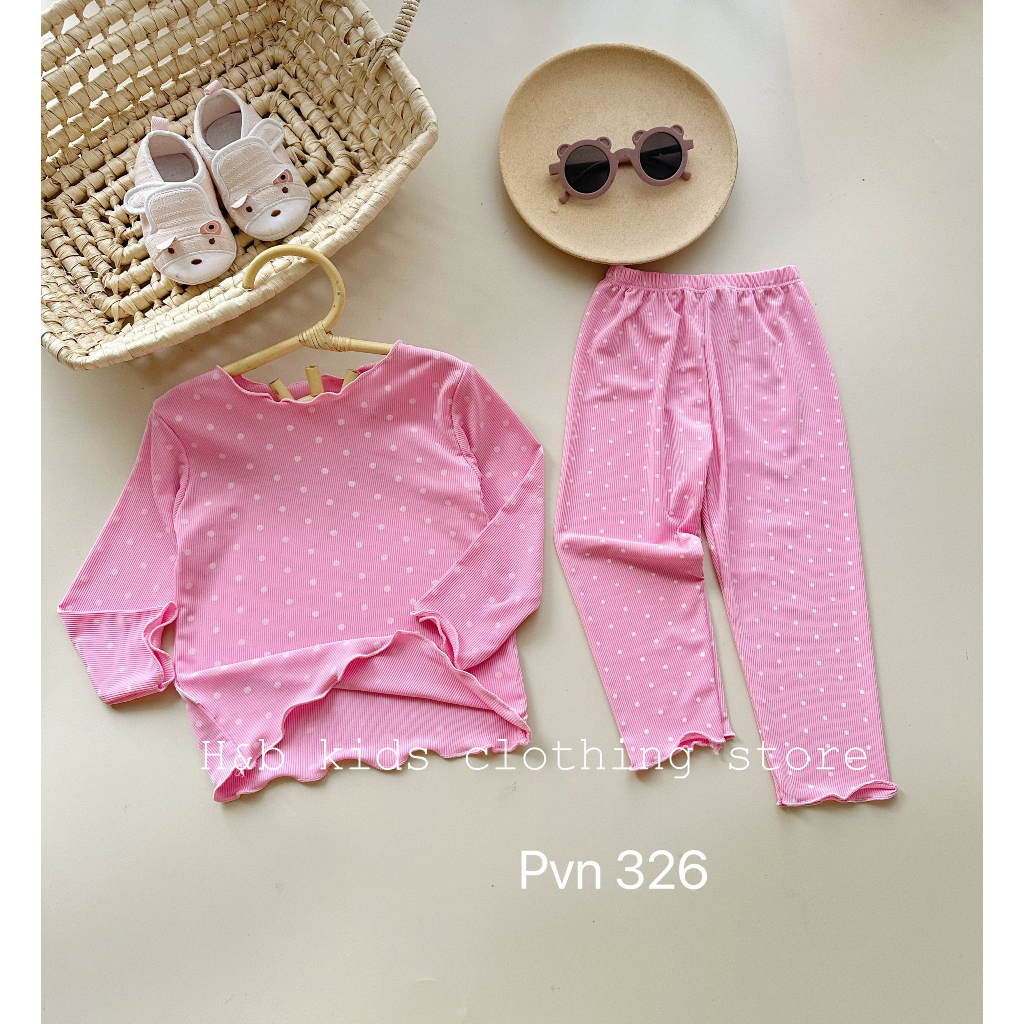 Bộ đồ tăm gân cho bé gái 6-18kg