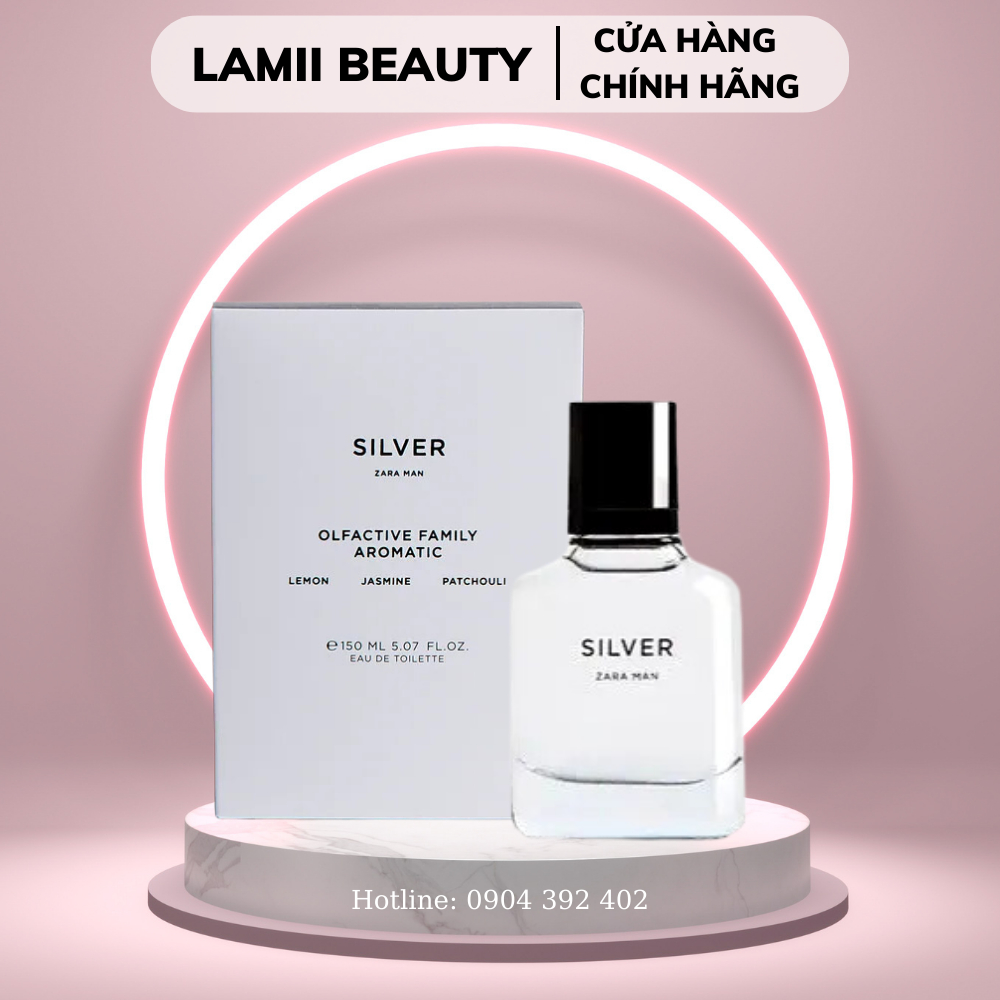 MẪU MỚI SPAIN CHÍNH HÃNG - Nước hoa nam ZARA MAN Silver 30ml - LAMII BEAUTY