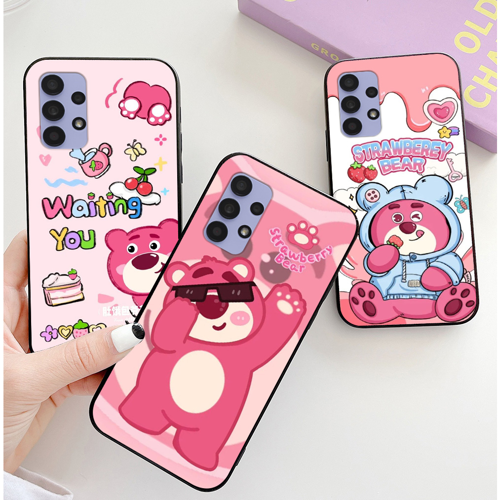 Ốp lưng Samsung a32 / ss a52 / ss a72 in hình gấu dâu thang 7 mới nhất