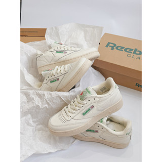   BAOBAO SNEAKER  Giày thể thao Reebok Club C 85 Vintage 'White Green hàng cao cấp 