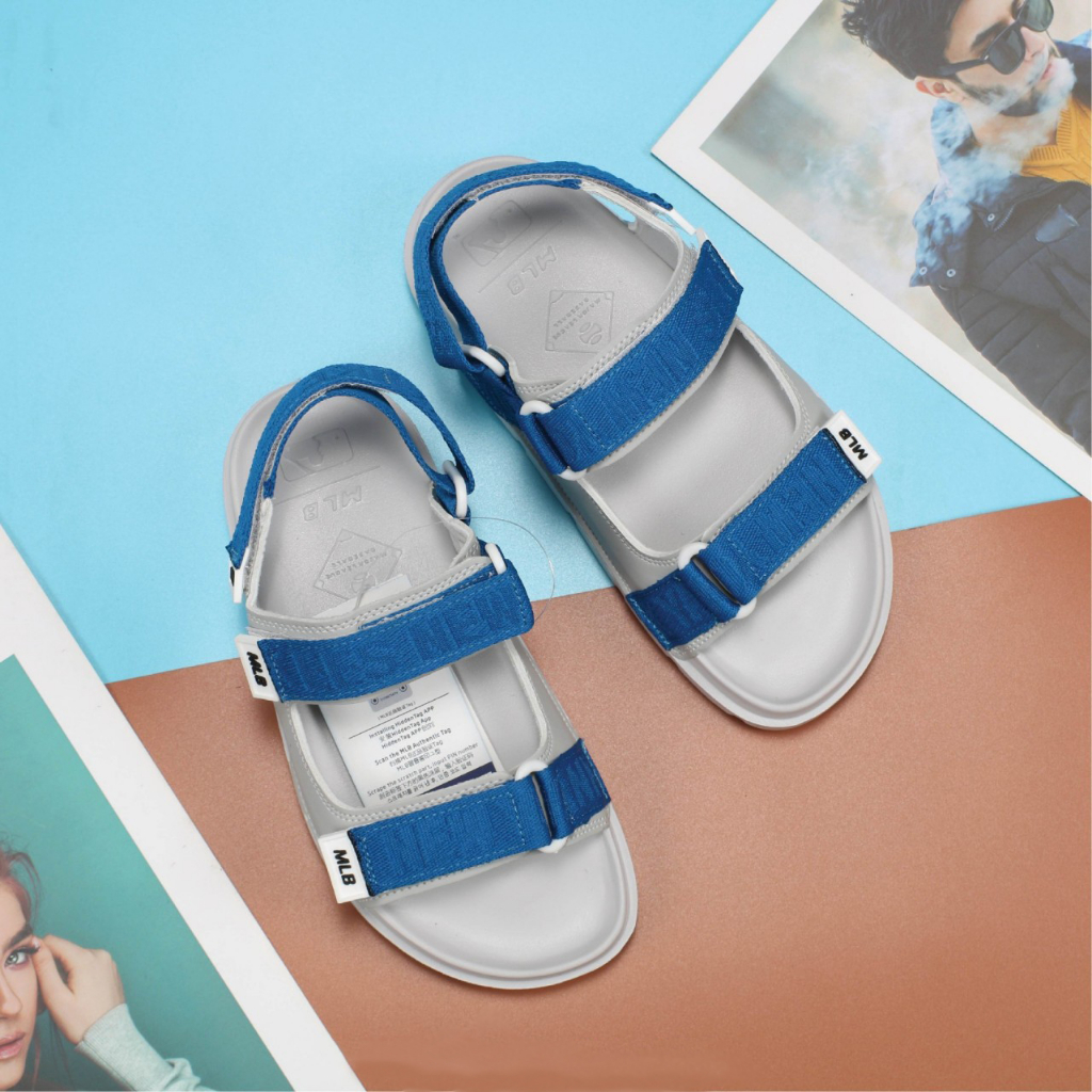 Giày Sandal MLB Quai dù YANKEE - Hàng xịn Fullbox